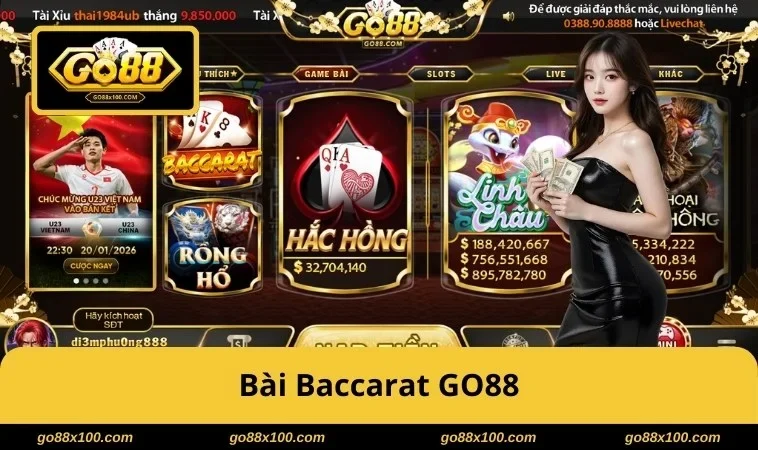 Bài Baccarat tại GO88