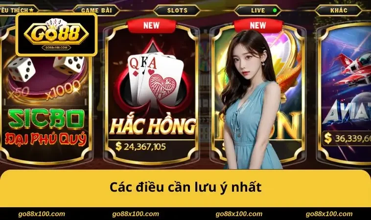 Đăng Nhập GO88 3791 Các điều cần lưu ý nhất