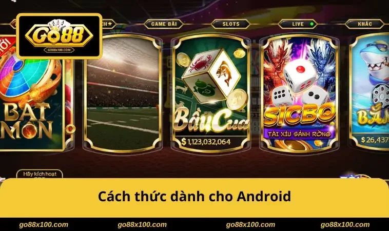 Cách thức dành cho Android