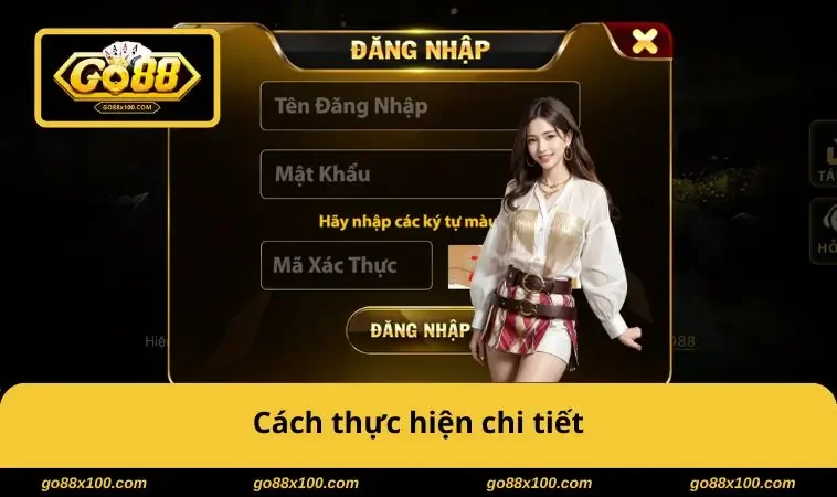 Đăng Nhập GO88 3791 Cách thực hiện chi tiết