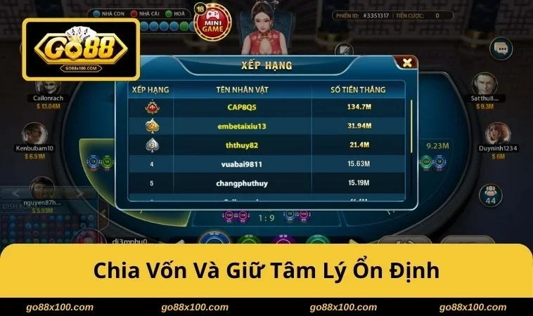 Chia vốn và tâm lý ổn định
