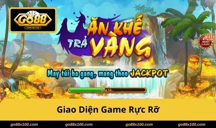Giao diện ăn khế trả vàng GO88 rực rỡ