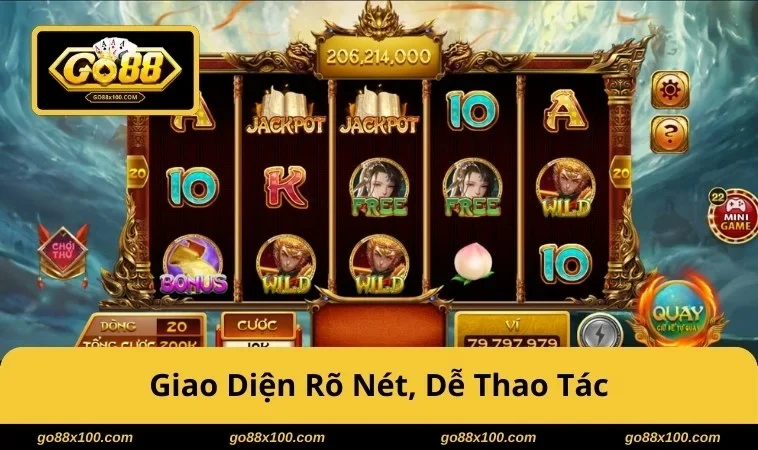 Game Tây Du tại GO88 rõ nét, dễ thao tác