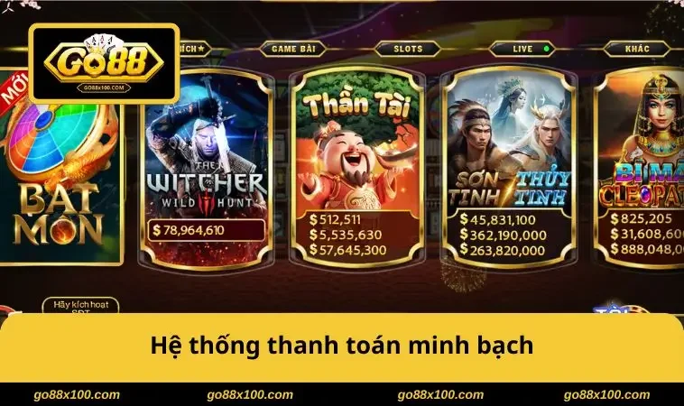 Hệ thống thanh toán minh bạch