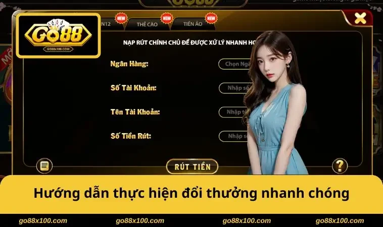 Hướng dẫn thực hiện đổi thưởng nhanh chóng