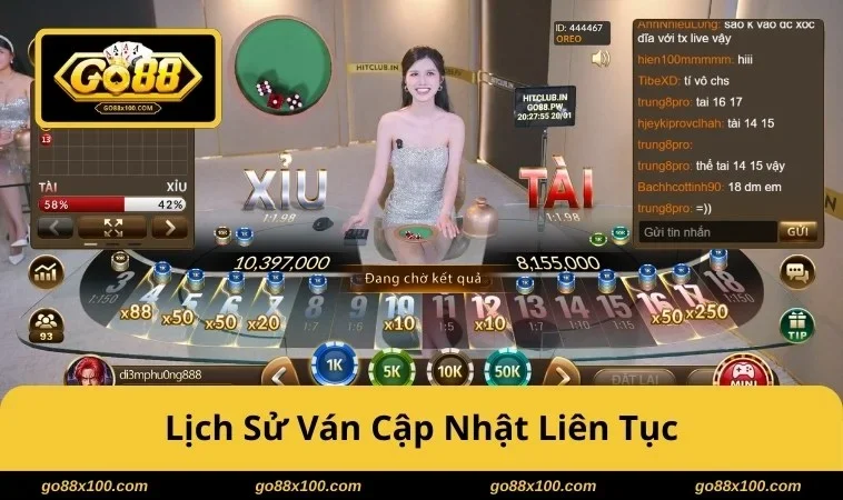 Lịch sử ván cập nhật liên tục