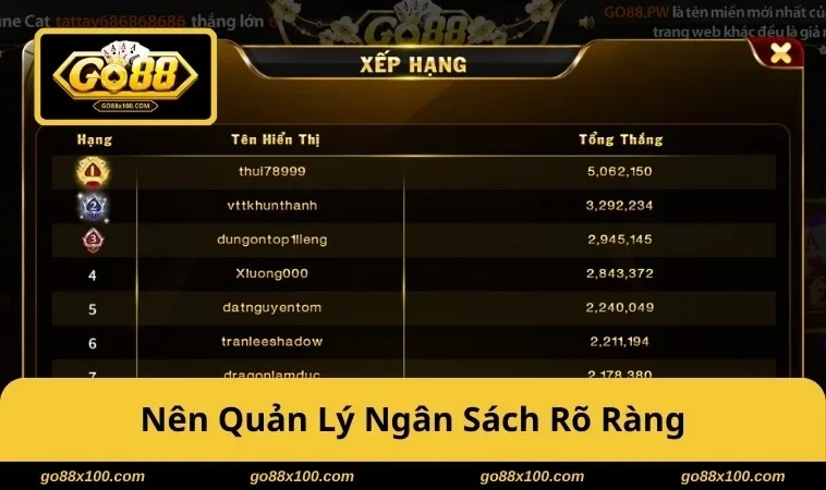 Liêng GO88 - Luật Tố Theo, Mẹo Tâm Lý Thắng Ổn Định Mỗi Ván 3889 Bảng hiện thị xếp hạng rõ ràng
