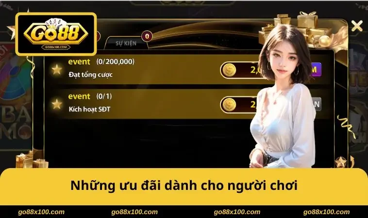 Những ưu đãi cho người chơi