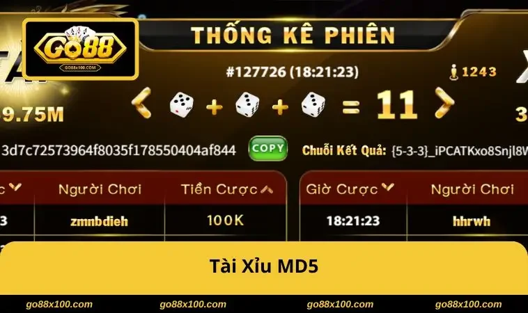 Tài xỉu MD5