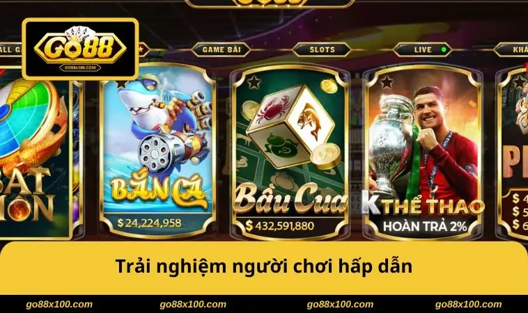 Giới Thiệu GO88 3722 Trải nghiệm người chơi hấp dẫn