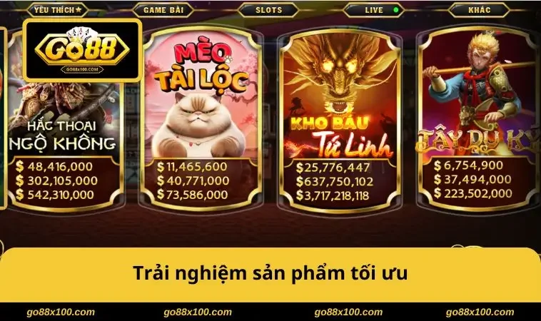 Trải nghiệm sản phẩm tối ưu