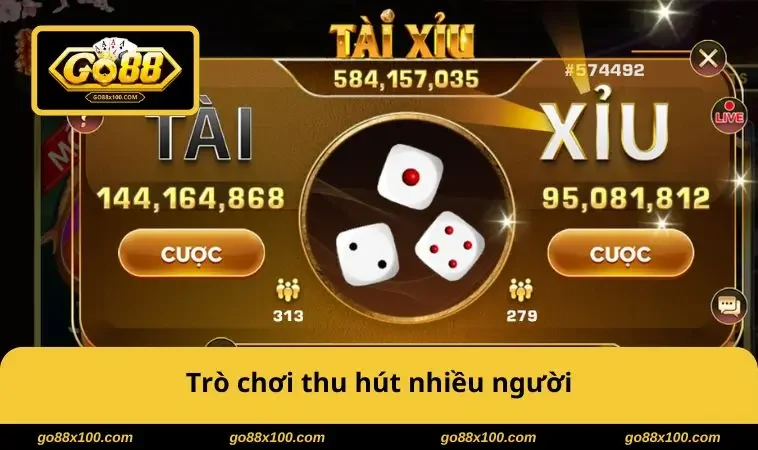 Trò chơi thu hút nhiều người