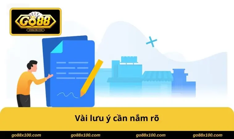 Điều Khoản Sử Dụng GO88 3730 Vài lưu ý cần nắm rõ