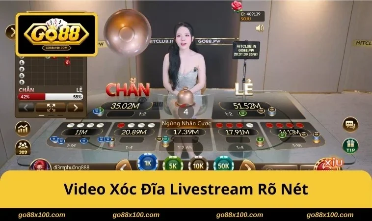 Video xóc đĩa livestream rõ nét