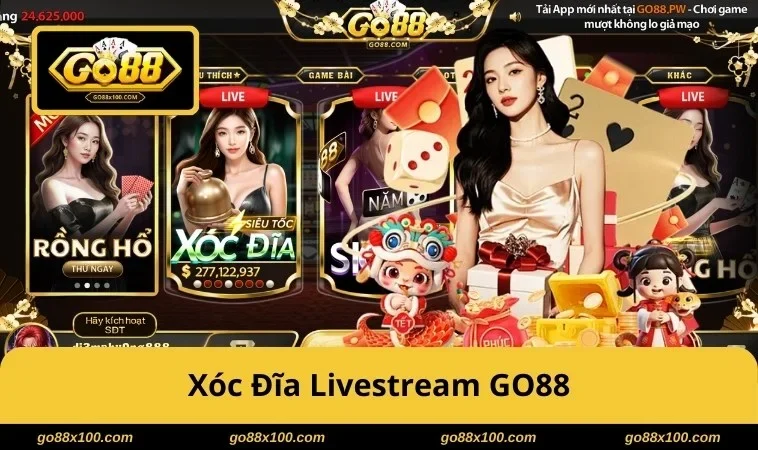 Xóc đĩa livestream tại GO88